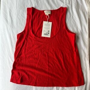 Sezane red tank top - NWT